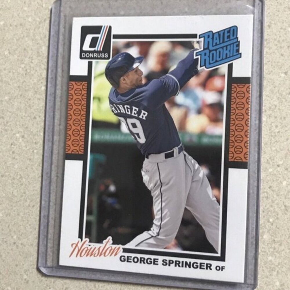 2014 Donruss Rated Rookie #249 George Springer Rookie Card Houston Astros RC